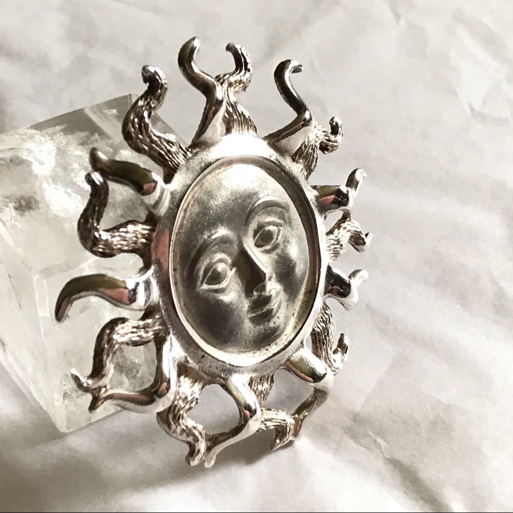 Daniel Espinosa | 925 Celestial Sun Pendant Brooch